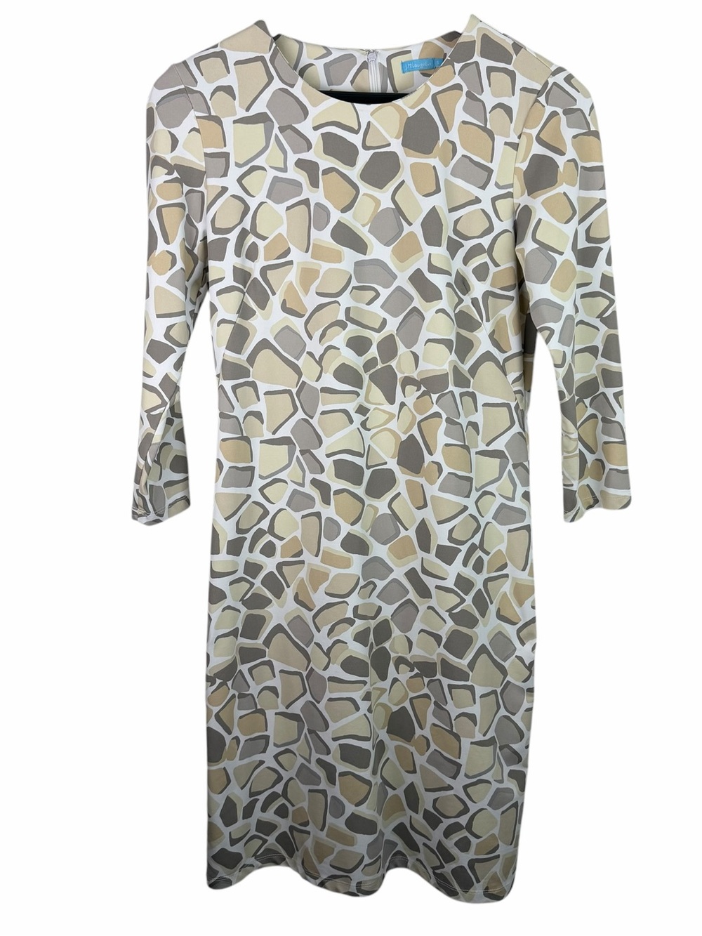 J. McLaughlin | Sophia Cobblestone Geo Print Catalina Cloth Dress